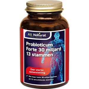 All Natural Probioticum Forte 30 miljard 13 stammen Capsules