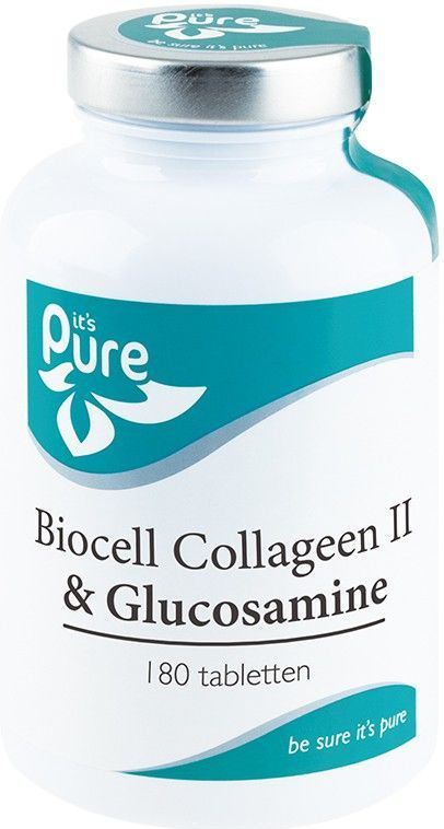 It's Pure - Biocell Collageen II & Glucosamine - 180 Tabletten