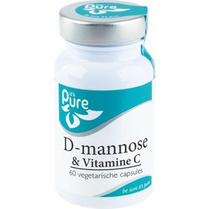 It's Pure D-Mannose 500mg & Vitamine C (60 vegetarische capsules)