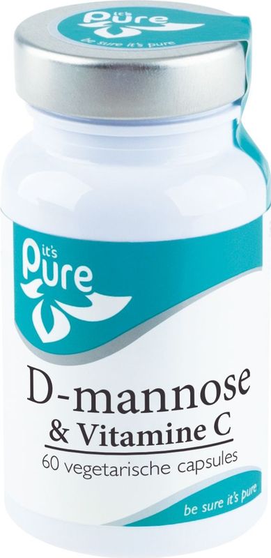 It's Pure - D-Mannose 500mg - Vitamine C - 60 Vegetarische Capsules