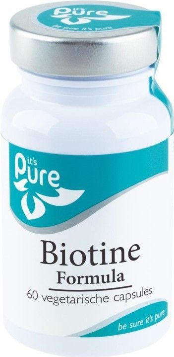 It's Pure - Biotine Formula - 60 Vegetarische Capsules - Vitamine B8 - Jodium - IJzer - Zink - Selenium - Silicium - MSM