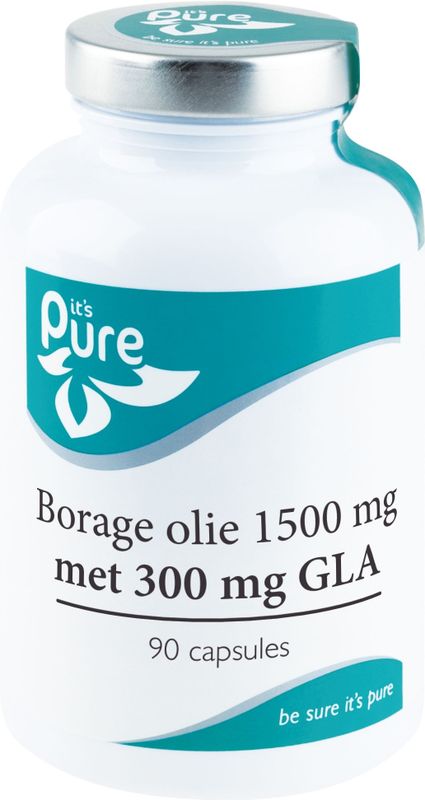 It's Pure - Borage Olie 1500 mg - 90 Capsules - Vrij van Allergenen