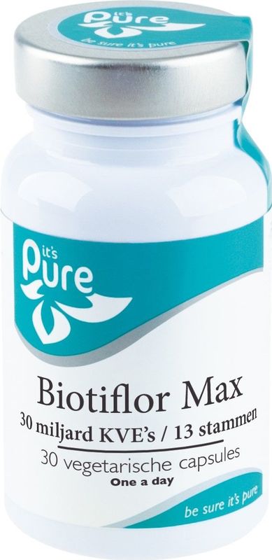 It's Pure - Biotiflor - Probiotica - 30 miljard kiemen - 60 Capsules