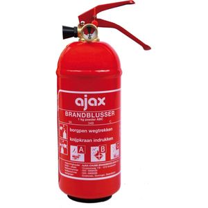 Ajax - Poederblusser - Inclusief wandhouder - 1 KG