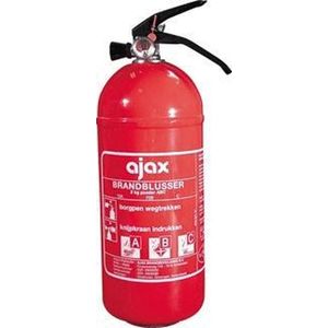 Ajax - Poederblusser - Inclusief Wandhouder - 2 KG