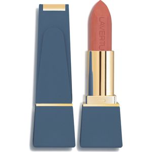 LAVERTU - Lipstick Nature – Natuurlijke Lipstick met Halfmatte Finish – 33 Sutter's Brown | Romige, Lichte Textuur | Hydraterend & Verzorgend met Ricinusolie & Bijenwas