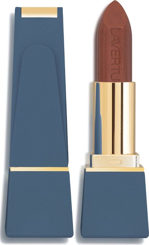 Lavertu Cosmetics - Lipstick Unique - 15 Maxima Brown - Longlasting - Een stralende, intense lipstick - Verkrijgbaar in 10 schitterende kleuren - Bruine lipstick