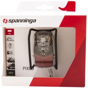 Spanninga Pixeo Fiets achterlicht - Batterij - Met beschermbeugel