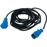 Neopreen Verlengsnoer - Zwart - Kunststof - 20 Meter - CEE Stekker