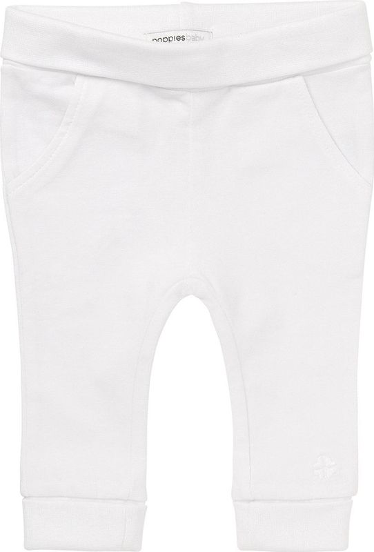 Noppies - Babybroekje - Wit - Gebreid - Biologisch Katoen