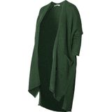 Queen Mum - Knoopvest - Green - Wolmix - Lange Mouw