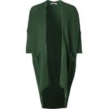 Queen Mum - Knoopvest - Green - Wolmix - Lange Mouw