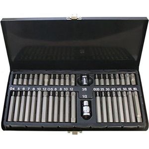 PROFI - Bitset 40-Delig - Inbus-Torx-Veeltand - CRV-Staal