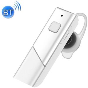 Enkele oor 4.2 Bluetooth-headset Stereo HIFI Sport Draadloze Bluetooth-headset (A1 White)