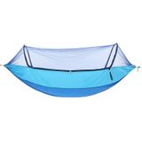 Outdoor Camping Anti-Mosquito Quick-Opening Hangmat  Spec: Double (Blue + Sky Blue)
