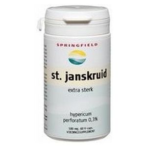 Springfield St. Janskruid 500mg - 0,3% hypericine  60 Vegetarische capsules