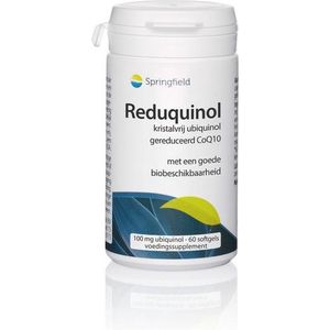 Springfield Reduquinol q10 ubiquinol kristalvrij 100 mg 60 softgels