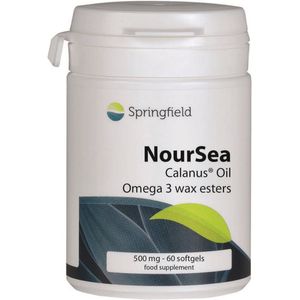 Springfield NourSea calanusolie omega 3 wax esters 60 softgels