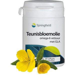 Springfield Teunisbloem omega 6 vetzuren gla 60 softgels