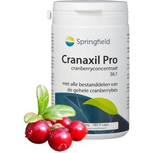 Springfield Cranaxil Pro cranberryconcentrate 500 mg 180 capsules