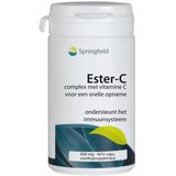 Springfield Ester-C gebufferde vitamine C 60 Vegetarische capsules