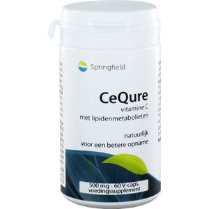 Springfield Cequre 500 mg vitamine C 60 Vegetarische capsules