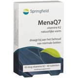 Springfield MenaQ7 vitamine K2 45 mcg 60 tabletten