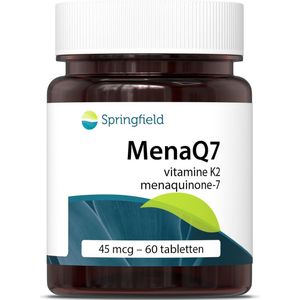 Springfield MenaQ7 vitamine K2 45 mcg 60 tabletten