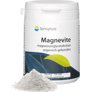 Springfield Magnevite Magnesium Glycerofosfaat 100mg Tabletten 150st