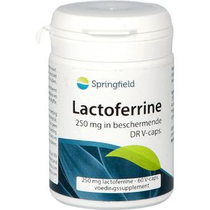 Springfield lactoferrine dr 250mg  60 Vegetarische capsules