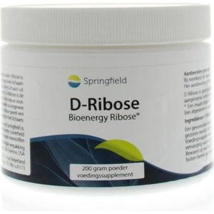 Springfield D-Ribose bioenergy poeder 200 gram