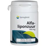 Springfield Alpha Liponzuur 100mg vegetaische Capsules 60st