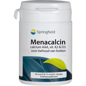 Springfield Menacalcin vitamine K2 60 tabletten