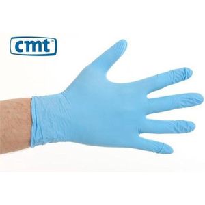 100st Handschoenen soft nitril Medium ongepoederd blauw (30031)
