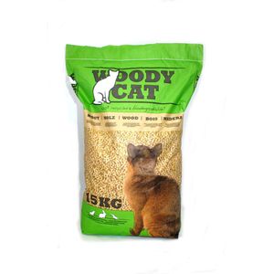 Woody Cat Houtkorrel 25 liter