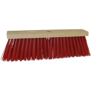 Betra bezemkop - buitenbezem - rood - FSC hout/kunstvezel - 40 cm