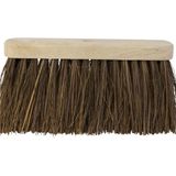 Betra Bezemkop - buitenbezem - bruin - FSC hout/natuurvezel - 30 cm