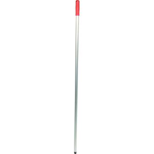 Betra Universeel bruikbare bezem/vloertrekker/mop steel aluminium - wit/rood - 145 cm