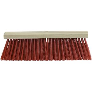 Betra bezemkop - buitenbezem - rood - FSC hout/kunstvezel - 35 cm