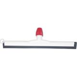 Vloertrekker kunststof 45 cm zwart natuurrubber