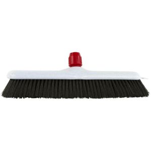 Zaalveger kunststof 40 cm haarmix