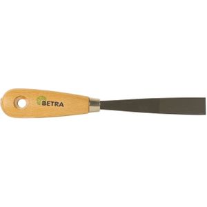 Betra Plamuurmes - werkbreedte 20 mm - conisch geslepen staal - houten greep
