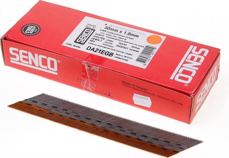 Senco DA21EGB DA Afwerkspijker - RVS - 1,8 x 50mm (4000st)