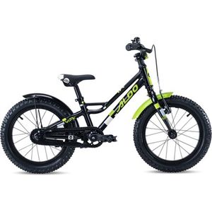 Aldo 16 inch xride alu mat zwart/lime
