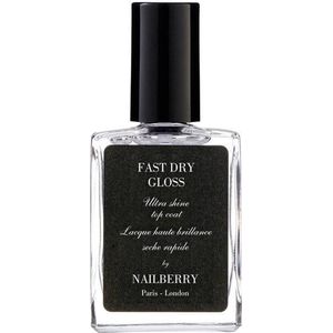 Nailberry - Fast Dry Gloss - Sneldrogende Topcoat - Transparant - Vegan