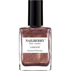 Nailberry - L’Oxygéné - Nagellak - Pink Sand - Rose Gold Glitter - Vegan - 12 Free