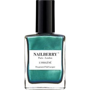 Nailberry - L’Oxygéné - Nagellak - Pearlised Green Blue - 12 Free - Vegan