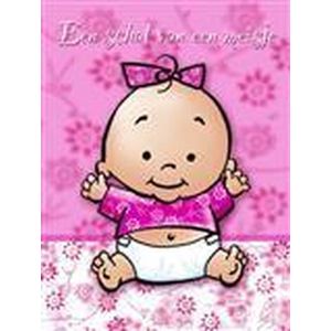 Wenskaart A4 Mgpcards met envelop - Geboorte - Dubbele kaart - 70 gram- 23 x 30,5cm