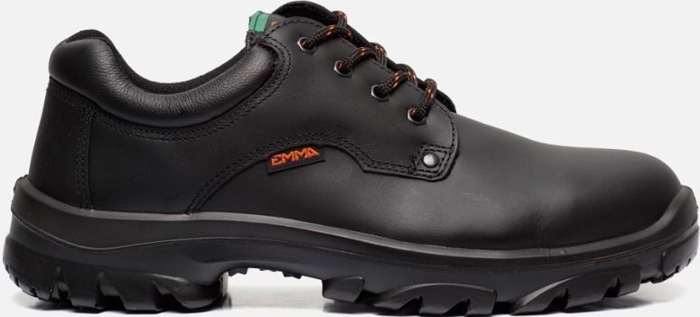 Emma - Tom O2 Werkschoen - Zwart - Volnerf Leer