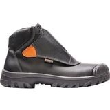 Emma - Vulcanus S3 - Lasschoen - Zwart - Volnerf Leer